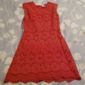 Veronica Beard burnt orange dress